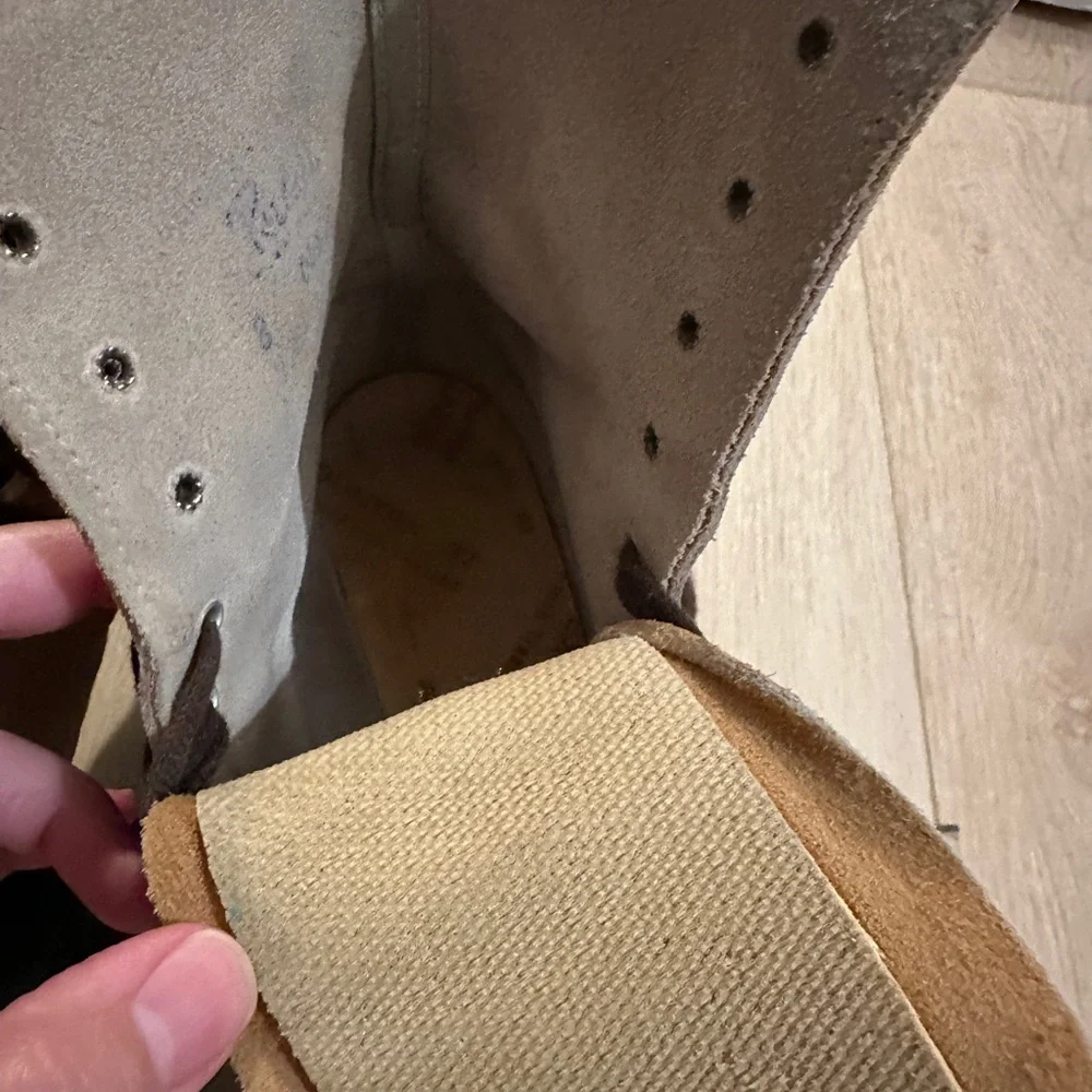 🤩🌈🛼 VINTAGE 90s Size 8 RIEDELL Tan Roller Skates - Picture 10 of 14